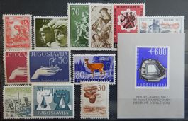 Jugoslawien ex. Kat. 681-979 **/* 1951/61