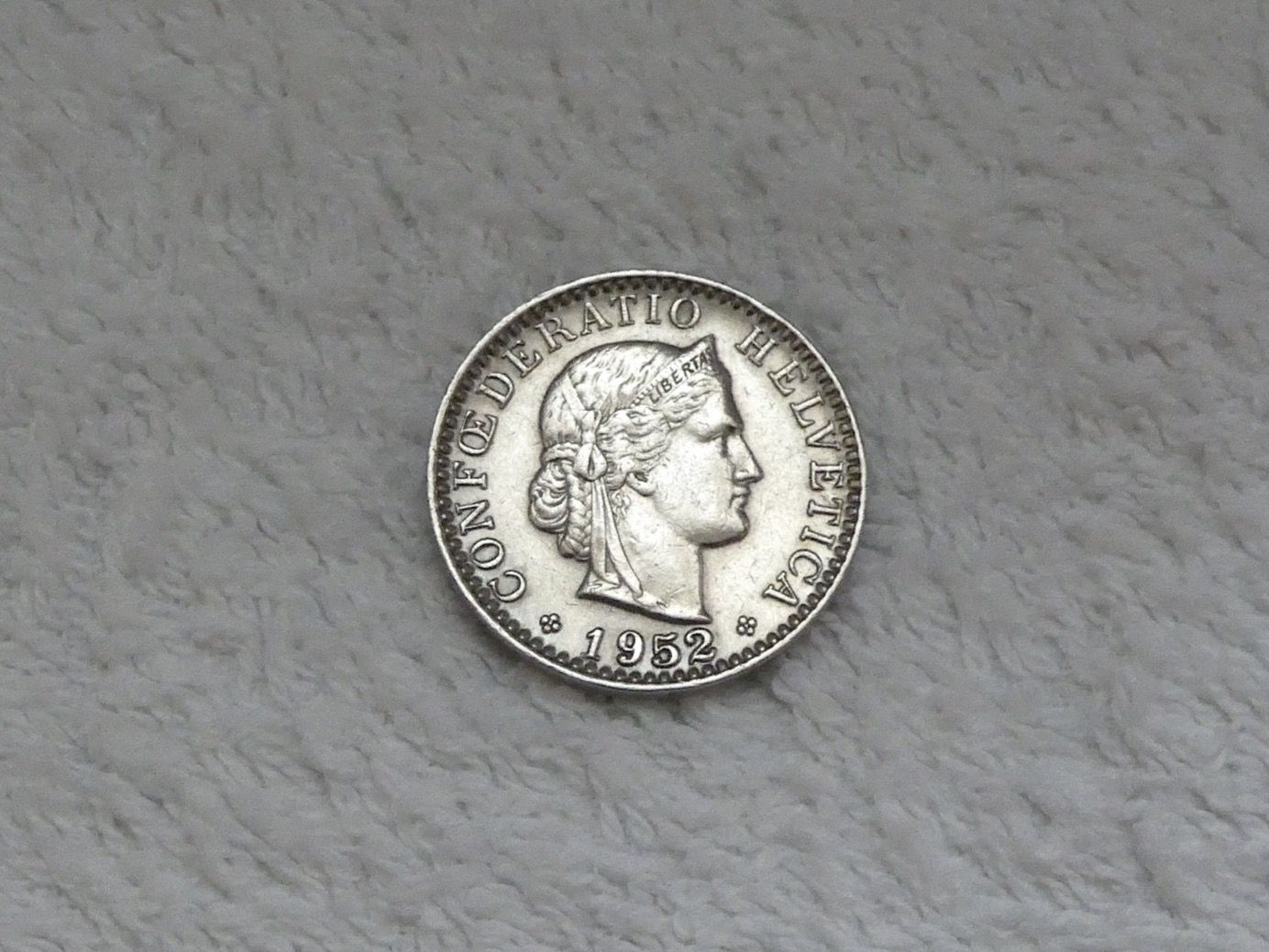 Tutti le monete: 20 centimes/rappen 1952 – Usato da Nyon venduto da Ilmi09