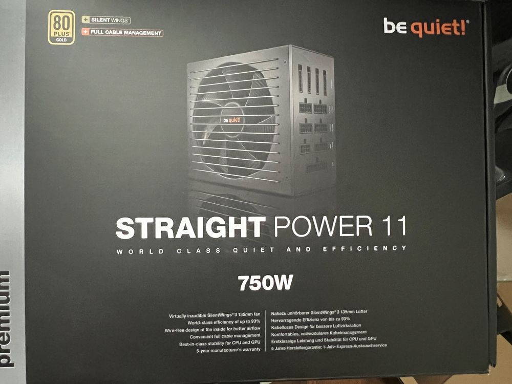 Be Quiet Straight Power 11 750W | Kaufen auf Ricardo