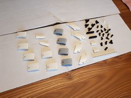 Lego viele Panele, Lochbalken und Kleinteile