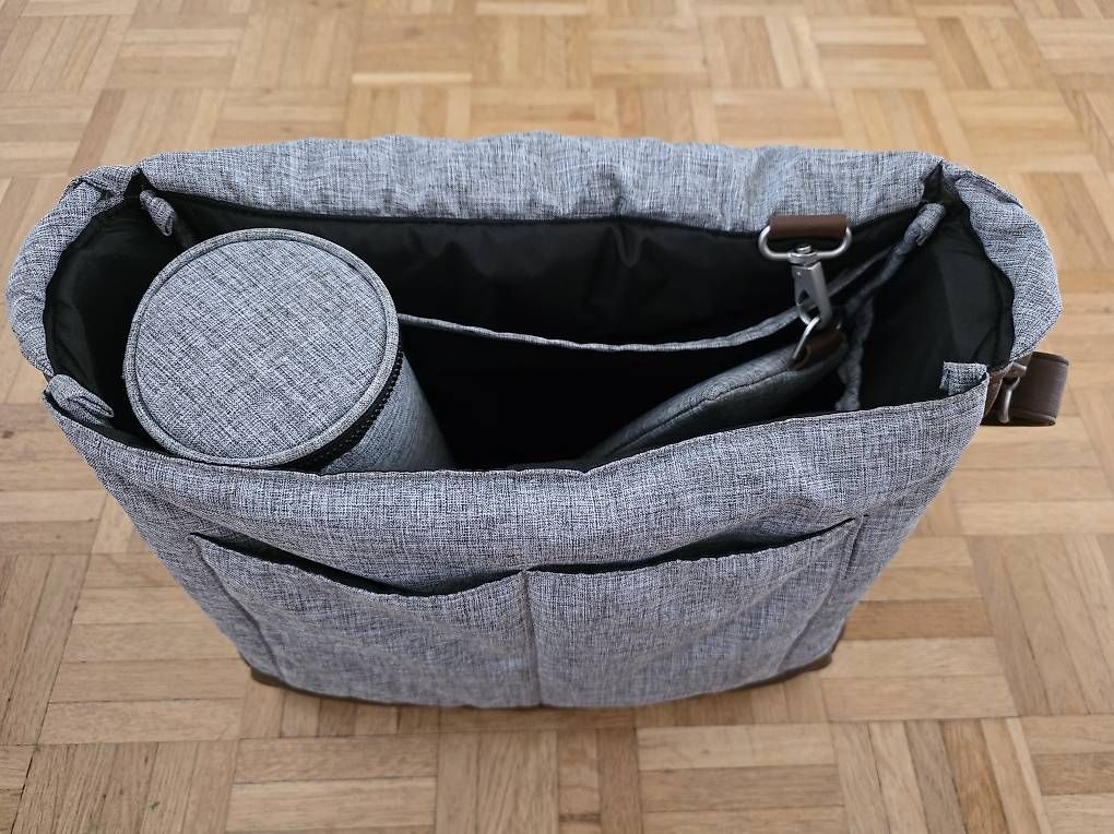 Borse & Zaini: ABC Design Wickeltasche grau / braun – Usato da Aarau venduto da kau_2fcp 1