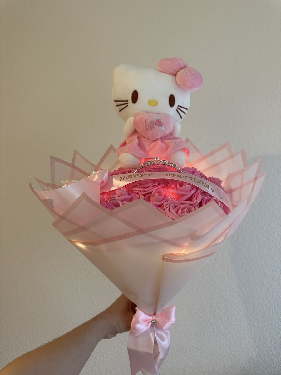 Tutte le decorazioni: Hello Kitty Rosenstrauss - Perfekt als Geschenk! – Nuovo e nell'imballaggio originale da Rheinfelden venduto da SilviaDobreva 2
