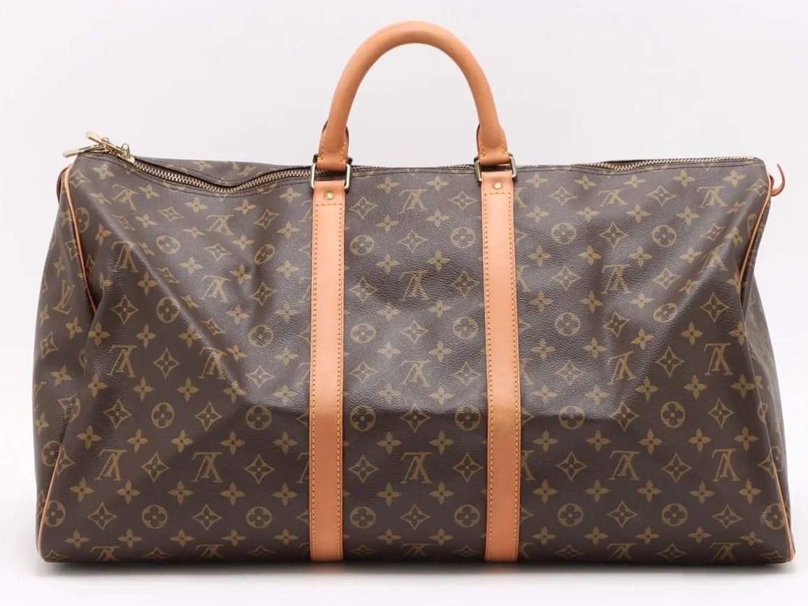 Louis Vuitton Borse: Louis Vuitton Keepall 55 Monogram Braun - top Zustand – Usato da Flawil venduto da HeritageAtelier 1