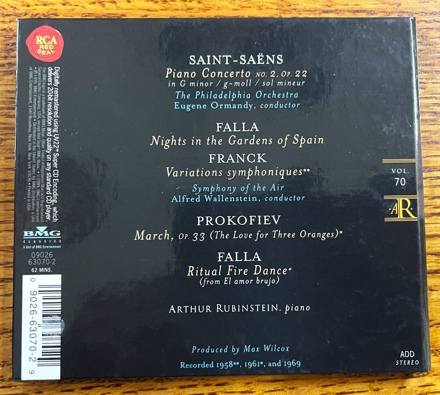 CD: Arthur Rubinstein CD – Usato da Oftringen venduto da Vucki 1