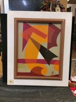 HUILE SUR PANNEAU EN CARTON SIGNÉE