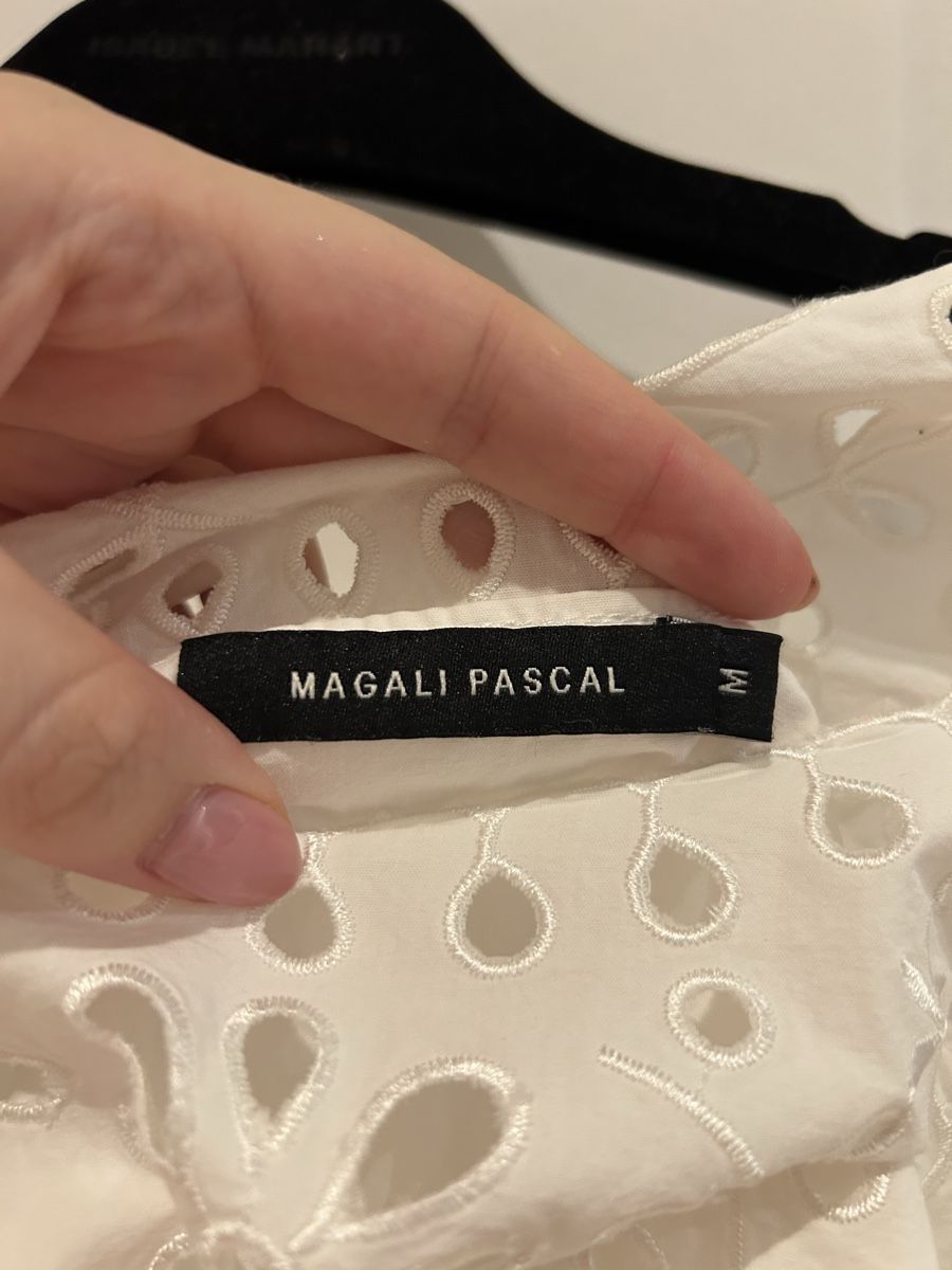 Tops: Blouse MAGALI PASCAL blanc taille M broderies anglaises – Neu (gemäss Beschreibung) aus Les Acacias von Jeanne_lng 1