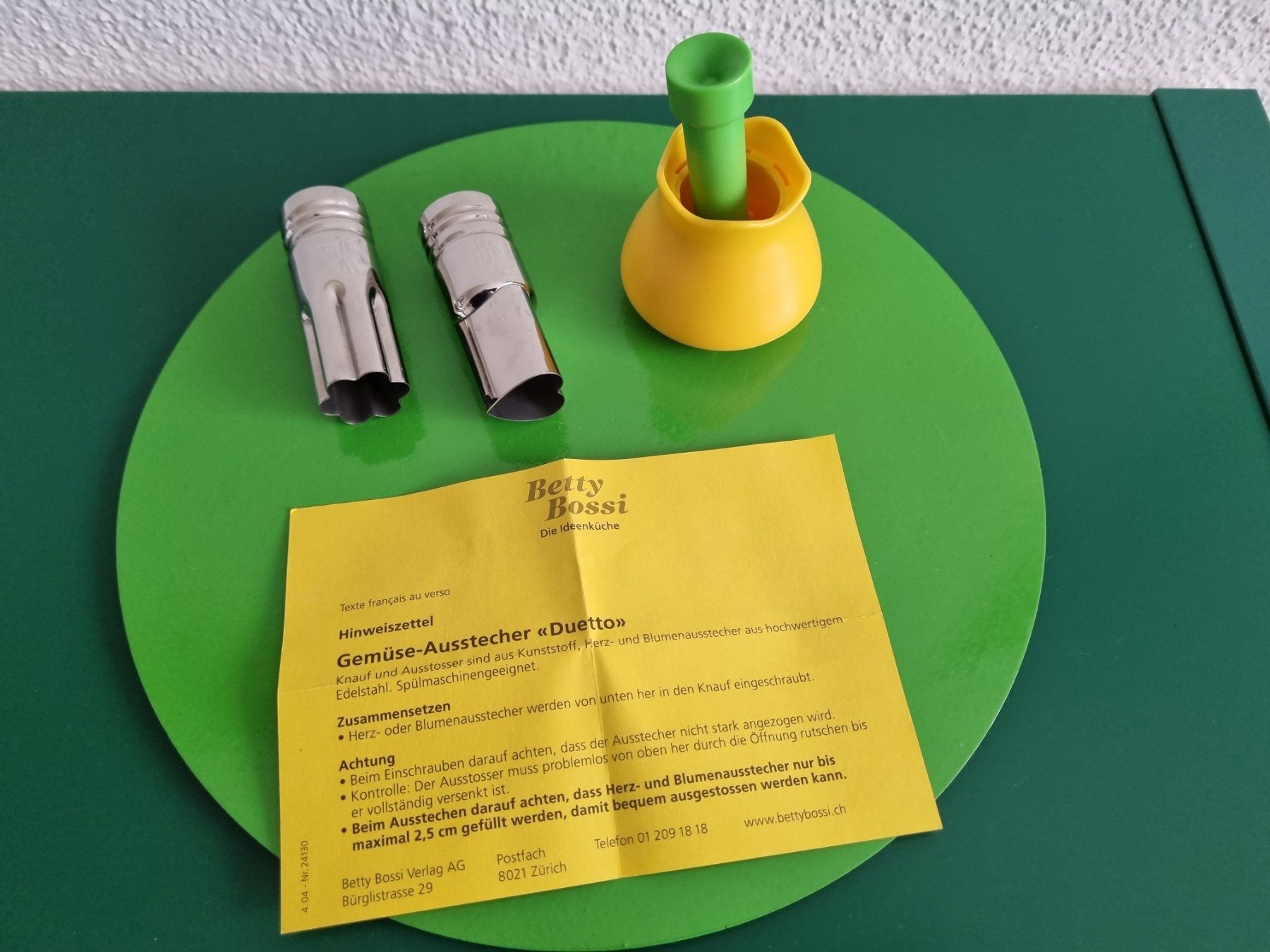 Betty Bossi Teglie da forno: BETTY BOSSI GEMÜSE AUSSTECHFORMEN – Usato da Zofingen venduto da Felpa