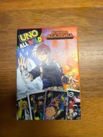 🃏  MC Donalds UNO ALL WILD! MY HERO ACADEMIA Spielkarten 🃏