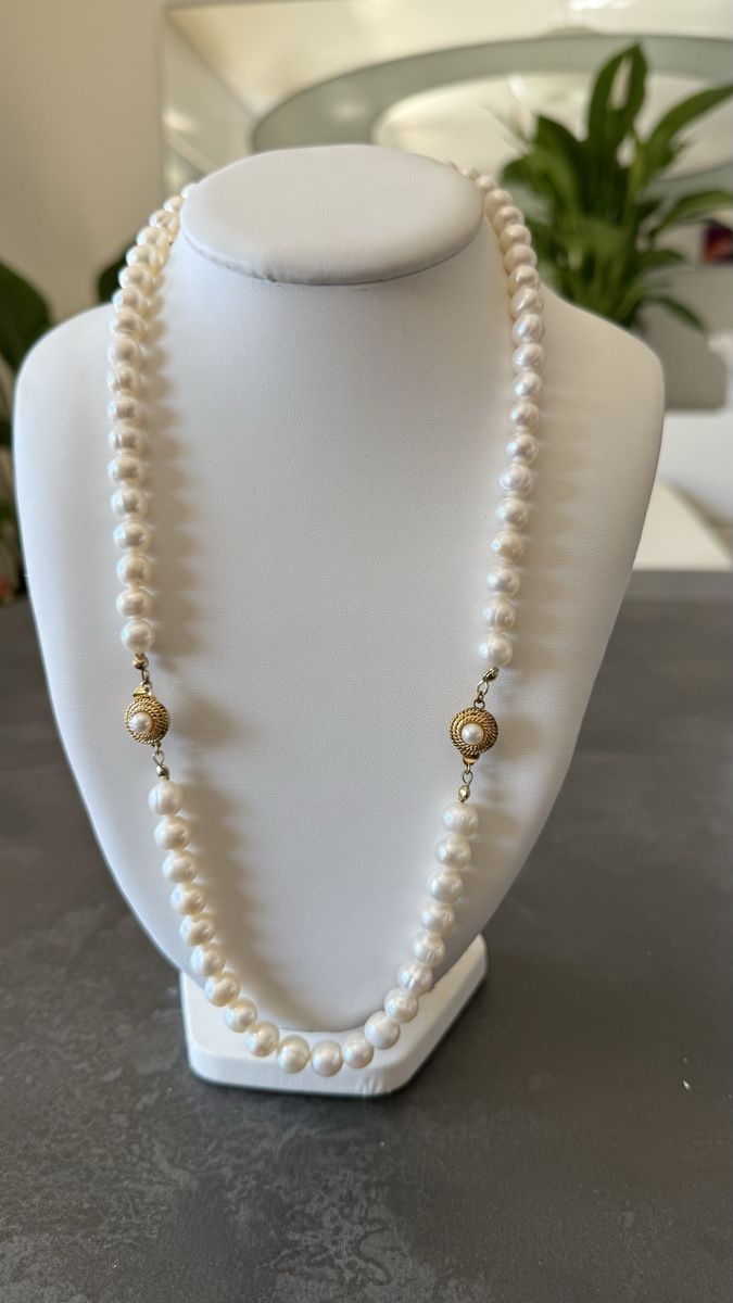 Altri gioielli: Collier de perles veritable vintage - Élégant & Chic – Usato da Nyon venduto da stylevintage79 5