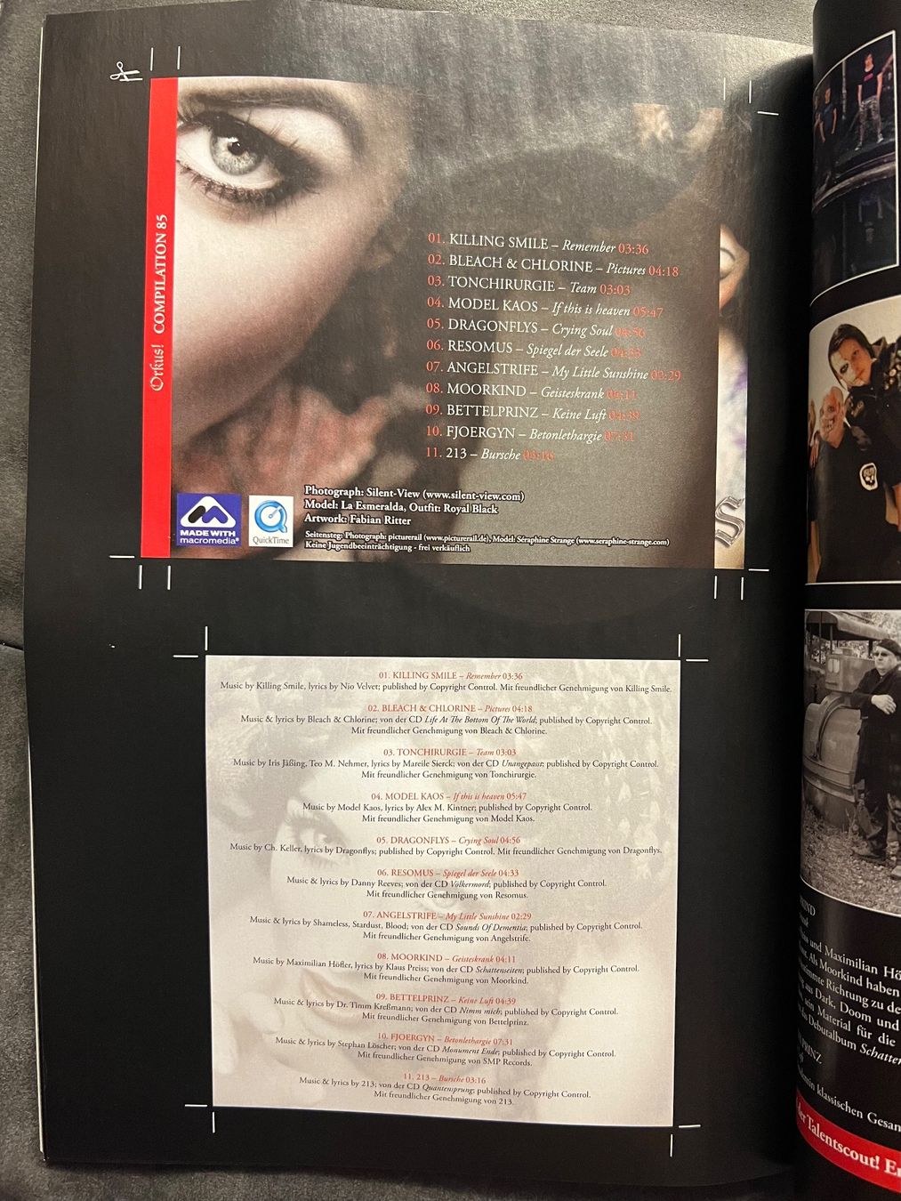 CD: Orkus! Nr. 12/01 Dezember 2012/Januar 2013 + CD 85 – Nuovo (secondo la descrizione) da Zürich venduto da rigani 3