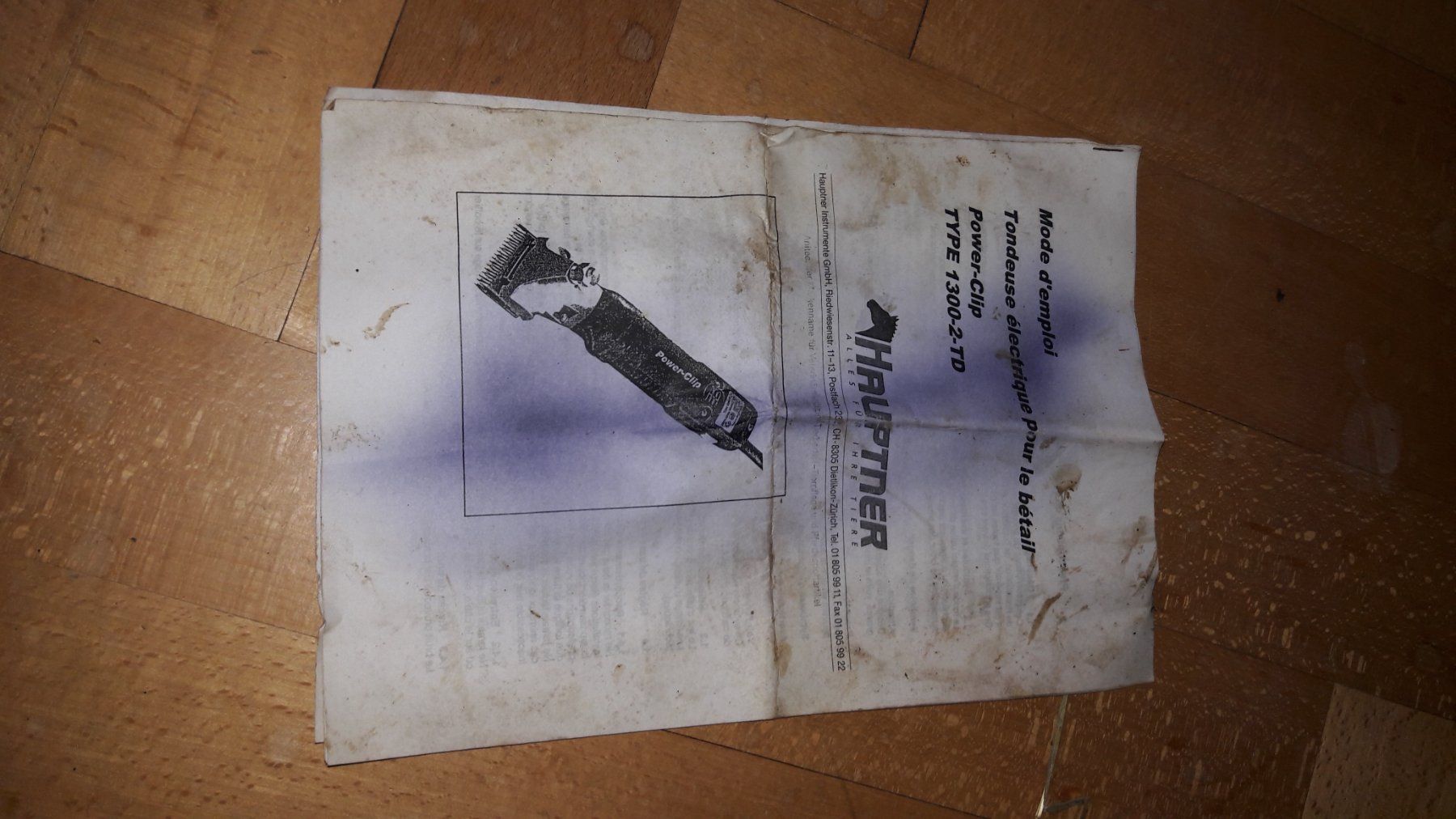 Tutte le macchine: Schergerät Haupner power clip type 1300-2-td – Usato da Laufen venduto da Mann455 6