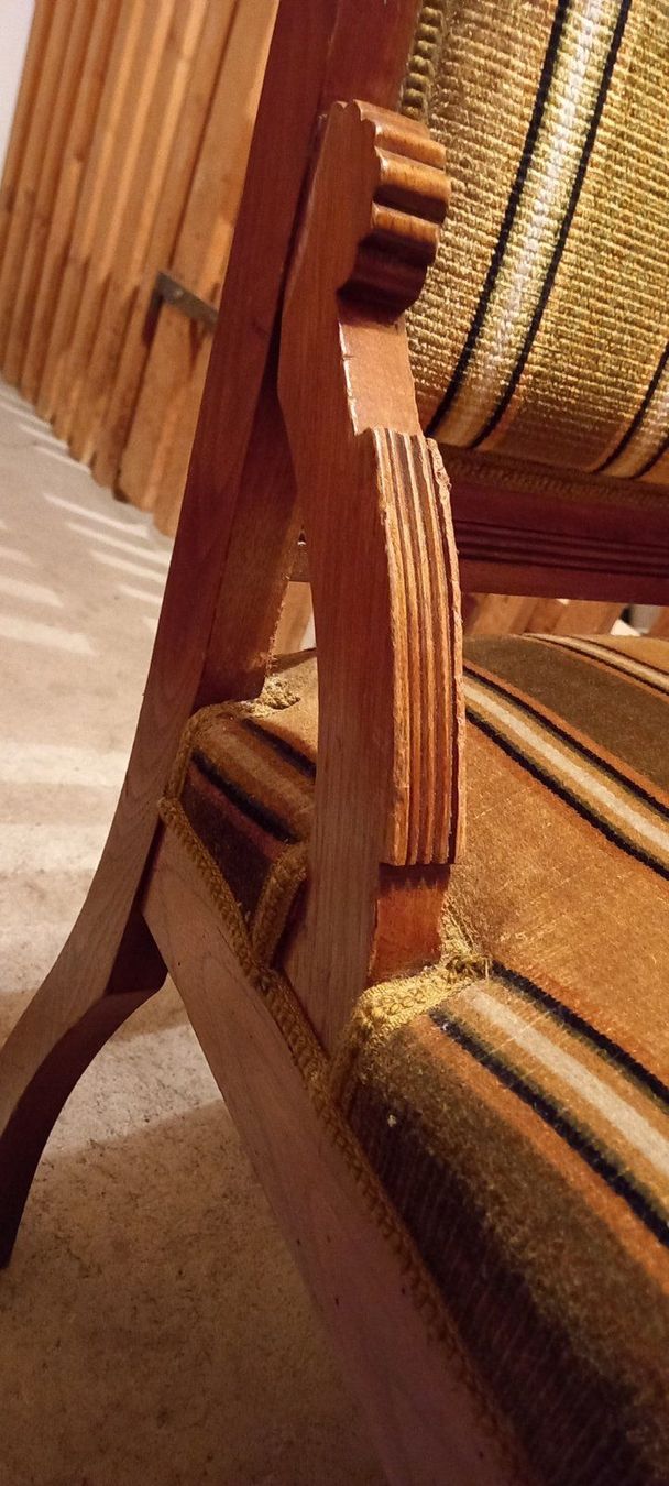 Sedie: Antiker Biedermeier stuhl mit räder vorne – Usato da Fahrweid venduto da SMILE.5 4