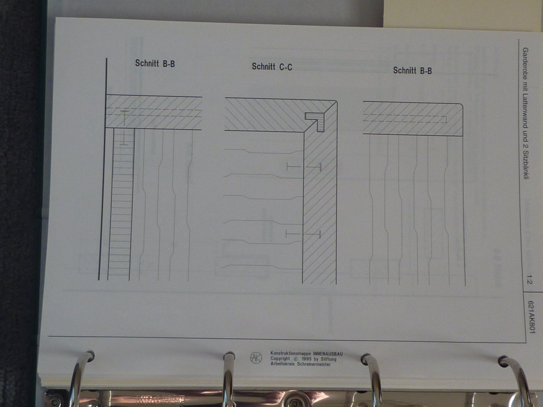 Ordner: Konstruktionsmappe Innenausbau Band 3 – Gebraucht aus Triengen von Nussbaum14 5