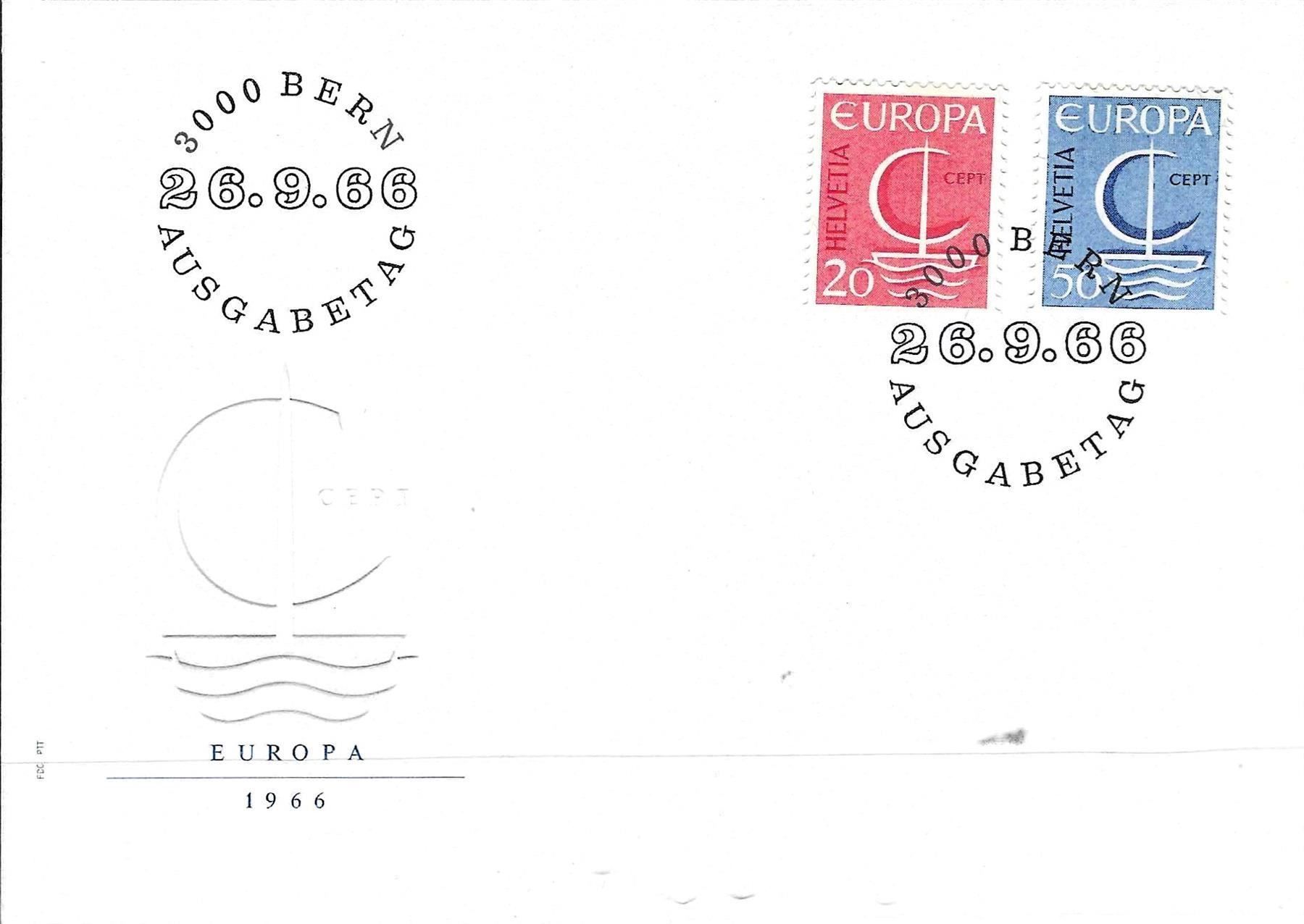 Tutti i francobolli: FDC Satz 1966 – Usato da Koblenz venduto da Markenhimmel