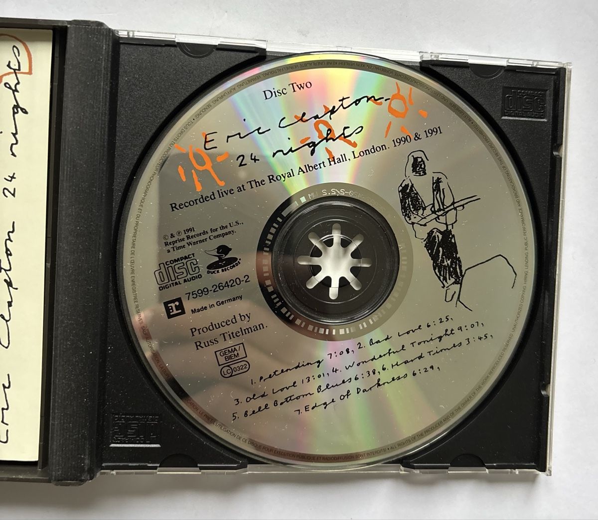 CD: Eric Clapton - 24 Nights - 2 CD NM/VG+ – Usato da Neuchâtel venduto da Deivid2 3