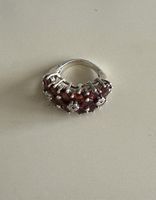 Stunning Garnet Gemstone & Silver Ring