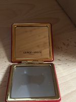 Giorgio Armani Kosmetik Spiegel Rot guter Zustand