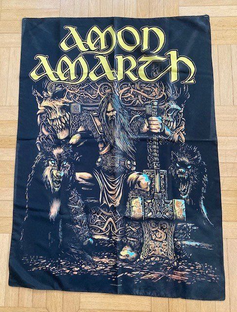 Bandiere: Amon Amarth Band Posterflaggen / Banner – Nuovo (secondo la descrizione) da Bassersdorf venduto da Fostex17 2