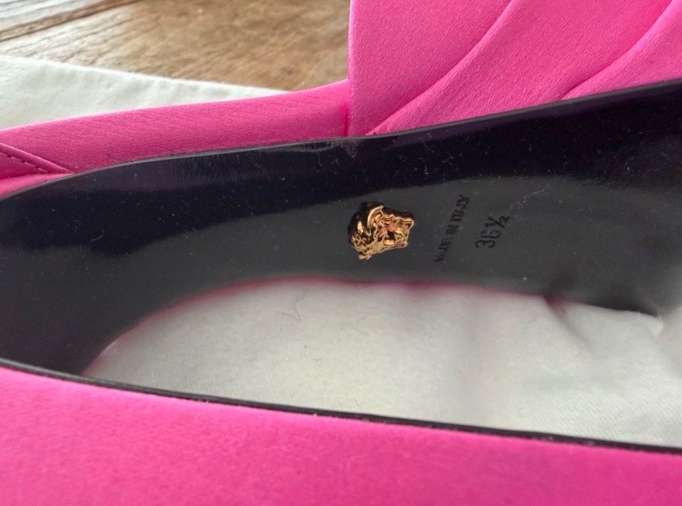 Versace Scarpe da donna: Originale Versace Plateau-Pumps Pink Gr. 38.5 – Nuovo (secondo la descrizione) da Zürich venduto da laribuechel 6