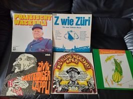 Schallplatten Konvolut Kabarett 5 Stück guter Zustand