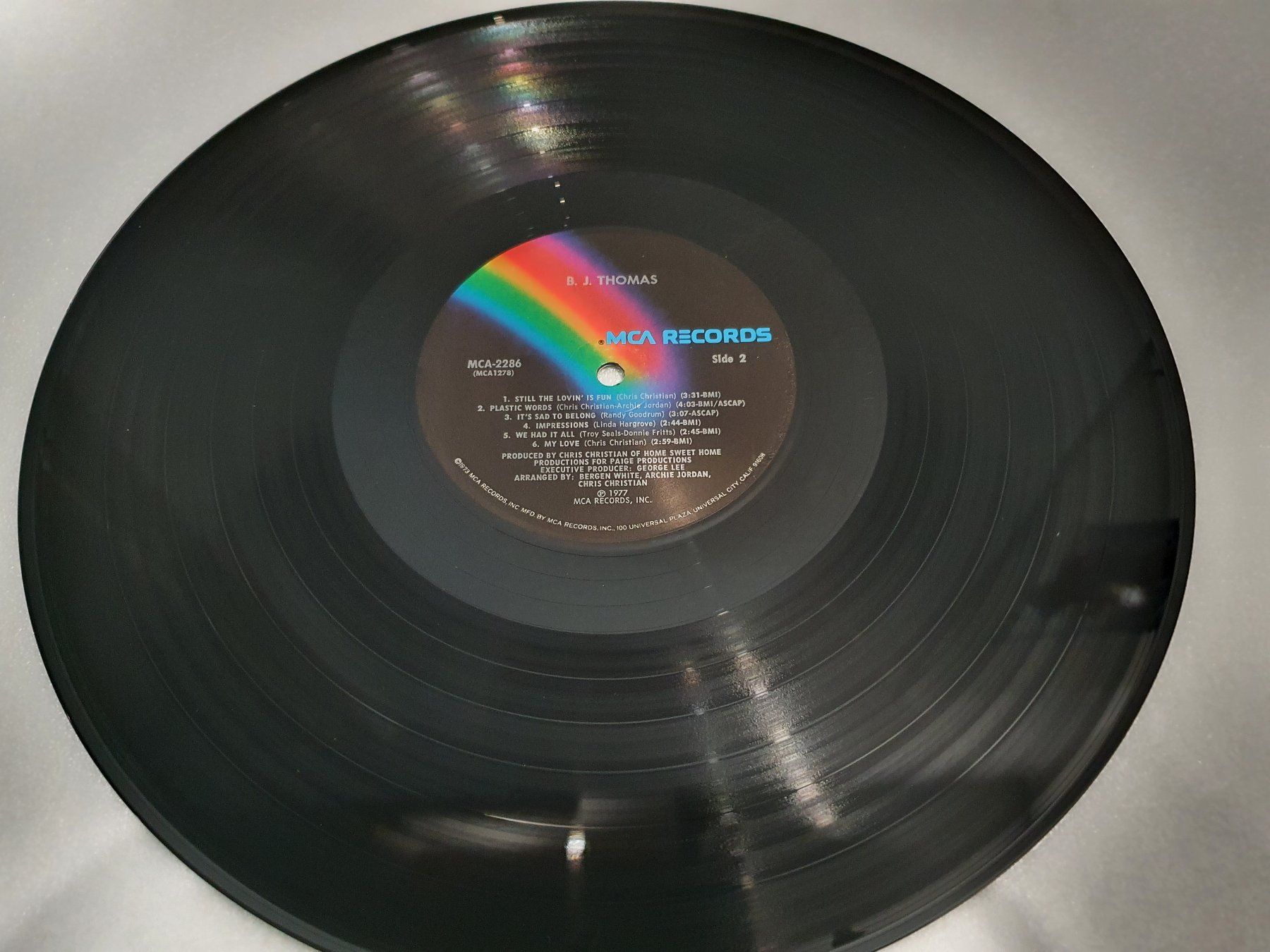 Schallplatten: B.J. Thomas – B.J. Thomas – Gebraucht aus Uster von Vinyl-Leidenschaft 4