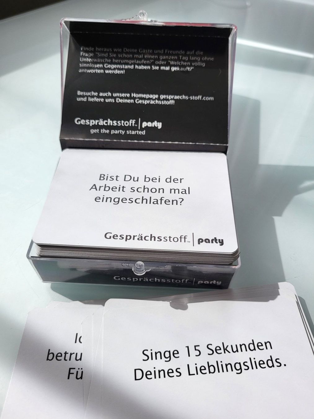 Giochi: Spiel Gesprächsstoff Party – Usato da Horw venduto da Zedy01 1