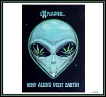 Fahne *Alien* / Nr. C-905