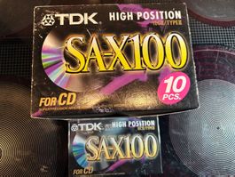 TDK SA-X100 /10er Pack neu + original verpackt, Top Lagerung