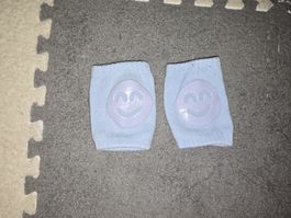 Baby Kniepolster blau mit Smiley neu
