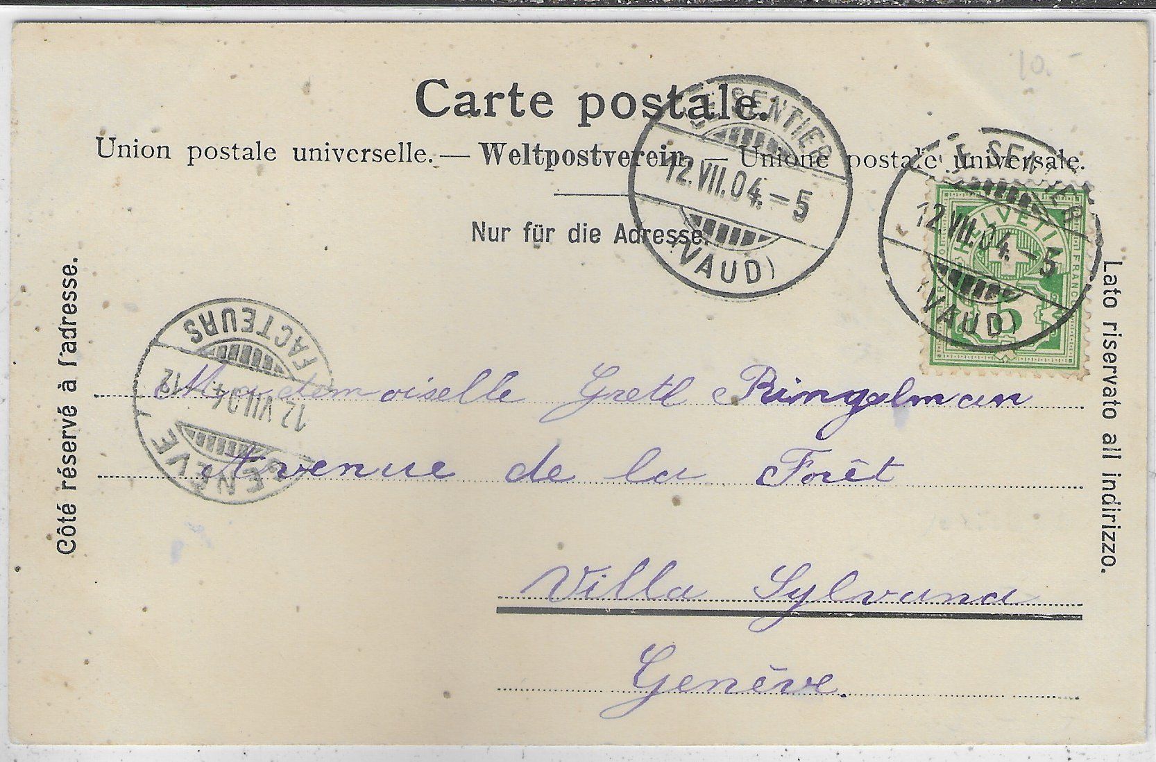 Cartoline postali: La Golisse - Vue generale – Usato da Ettingen venduto da Kartenplanet 1