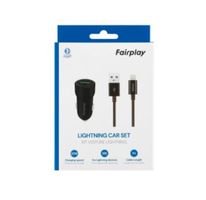 Chargeur voiture 20W USB-C/USB-A vers lightning