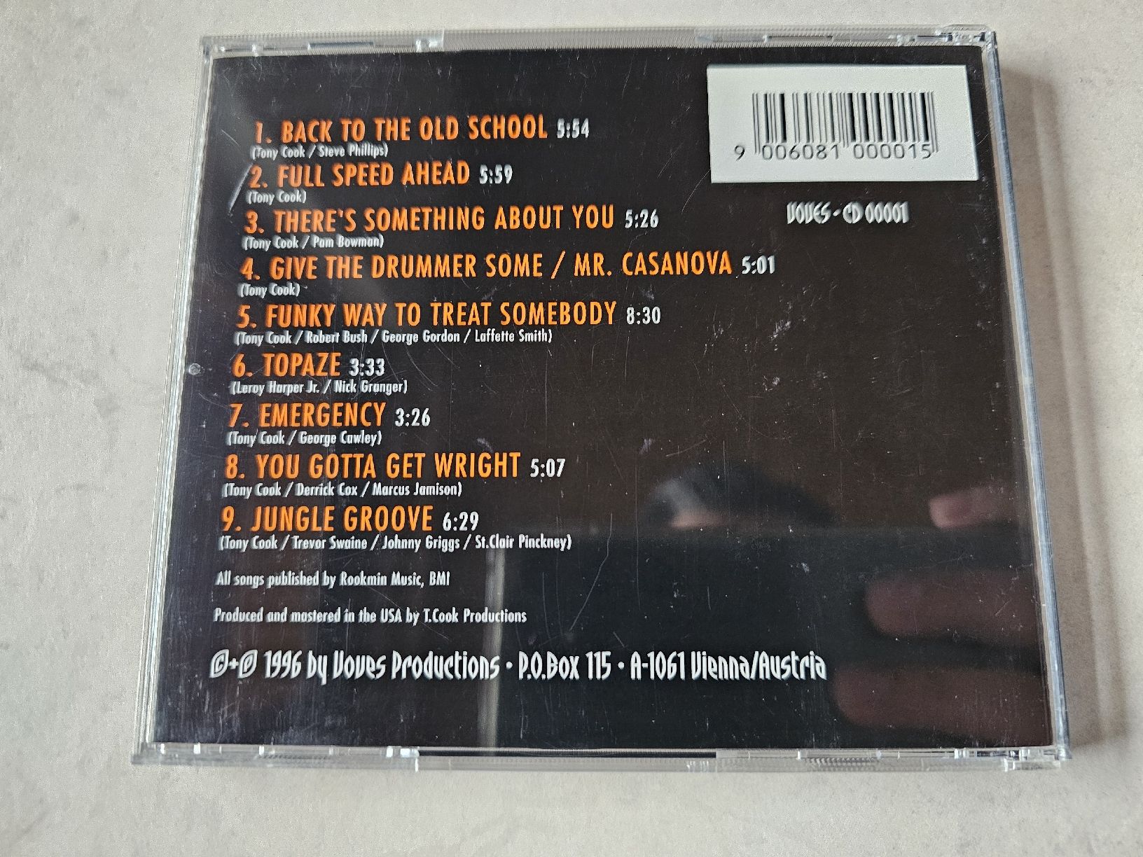 CD: Tony Cook  -  Funktion – Usato da Schneisingen venduto da backstore24 1