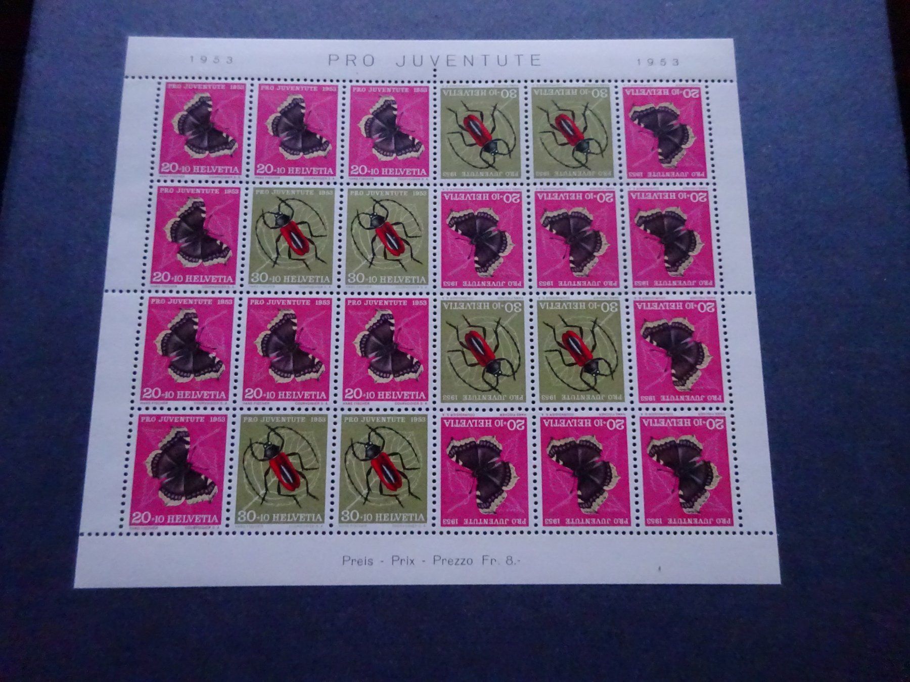 Tutti i francobolli: 1953 Pro Juventute JOZ41 postfrisch** – Usato da Appenzell-Steinegg venduto da adi1975 1