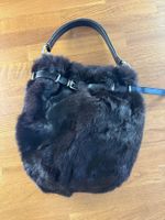 Echte Fell Handtasche, ideal für den Winter