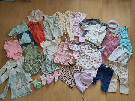 Mega Kleiderset Frühling/ Sommer Mädchen 62/68