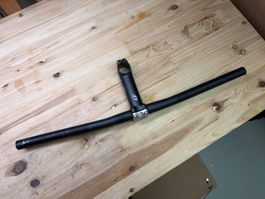 Fahrradlenker mit Vorbau Oxygen Vision Lenkerbreite 58cm