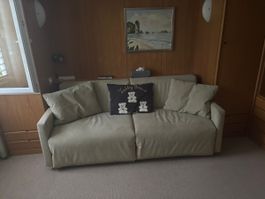 Sofa Bed light green good condition
