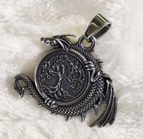 Anhänger für Drachen Fans - Metall ca. 3,5 cm