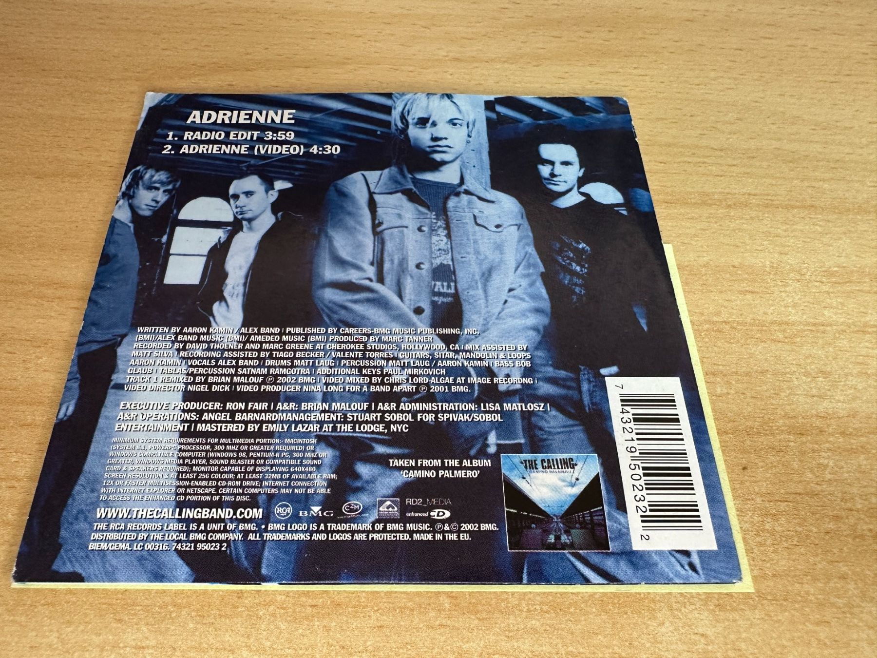CD: The Calling – Adrienne - Single CD – Usato da Rikon im Tösstal venduto da Alpenmutz 1