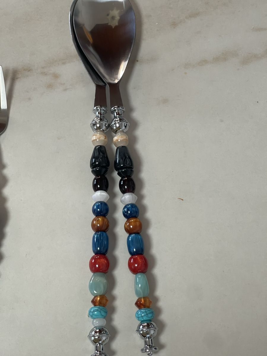 Bestecksets: Cutlery with beautiful Beads – Neu (gemäss Beschreibung) aus Nussbaumen AG von jot_ks2f 1