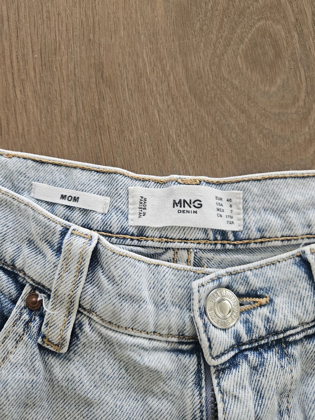 Mango Jeans: Mom Jeans hellblau Grösse 40 – Gebraucht aus Rüschlikon von zzz1234 2