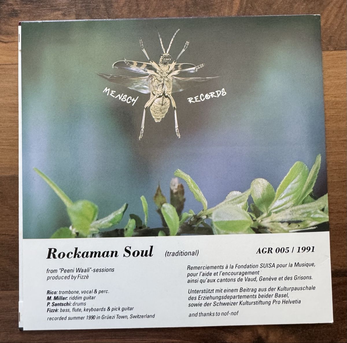 Dischi in vinile: Ric - Rockaman Soul - 7" Single - 80s – Usato da Rorbas venduto da BlackstarRecords 1