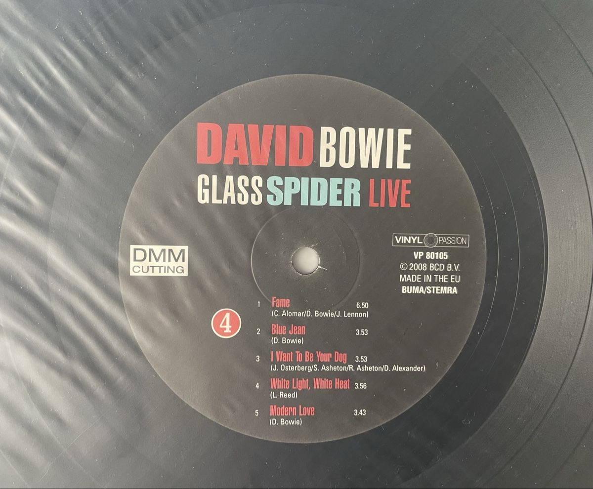 Dischi in vinile: David Bowie - Glass Spider - Live 2 LPs – Usato da Olten venduto da Bluespapst 2