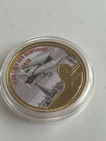 Gedenkmünze Flugzeug Flug über den Genfersee 1910(S24)