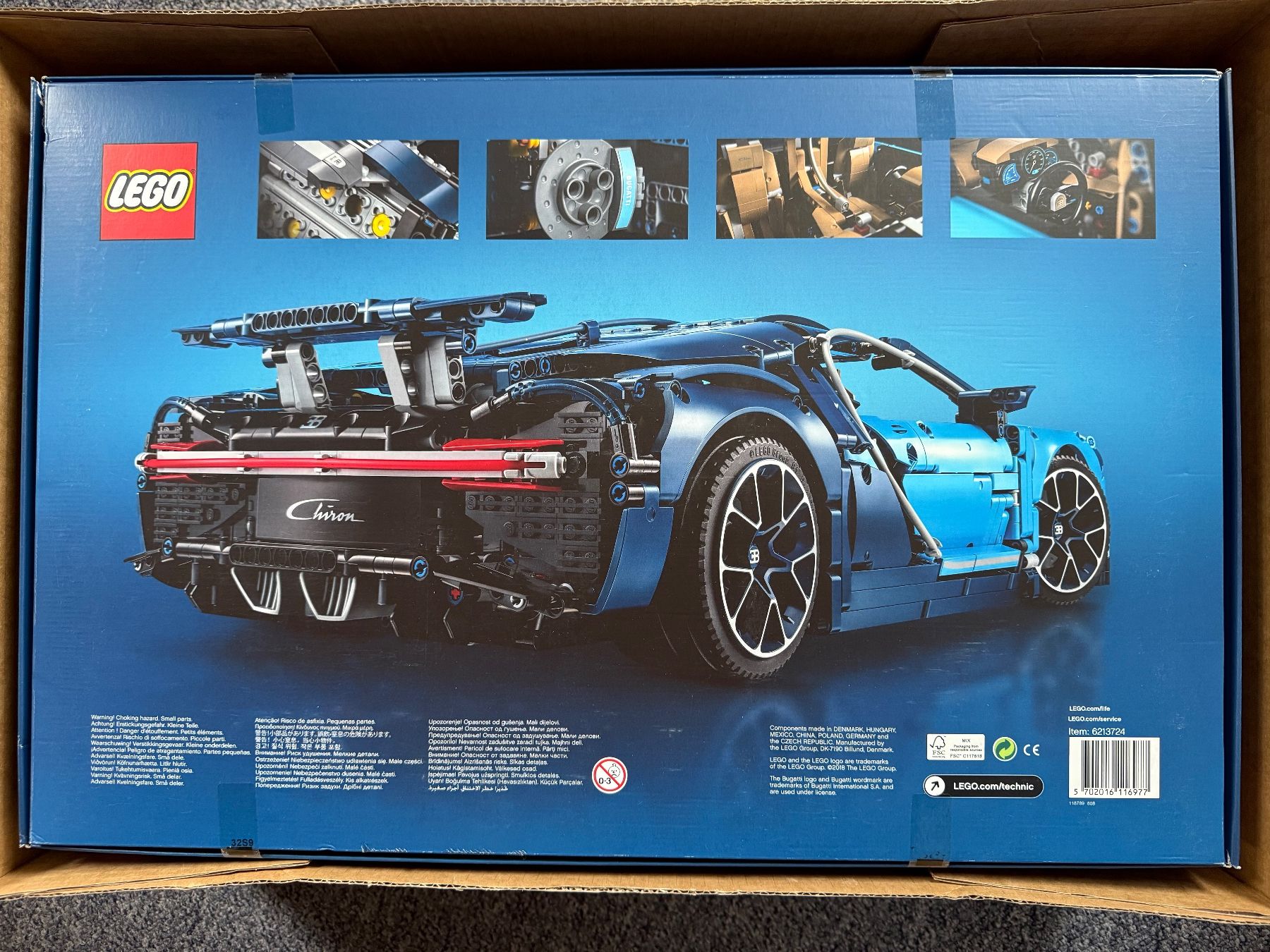 Bugatti Baukästen: LEGO 42083 Technic Bugatti Chiron – Neu und originalverpackt aus Basel von zekzek 2