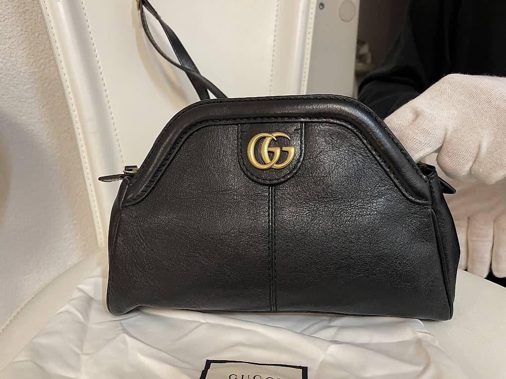 Gucci Taschen für Damen: Gucci Tasche diagonal schwarz Leder – Gebraucht aus Zürich von LihuaC
