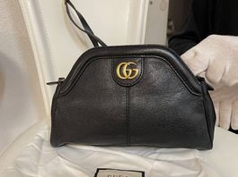 Gucci Tasche diagonal schwarz Leder