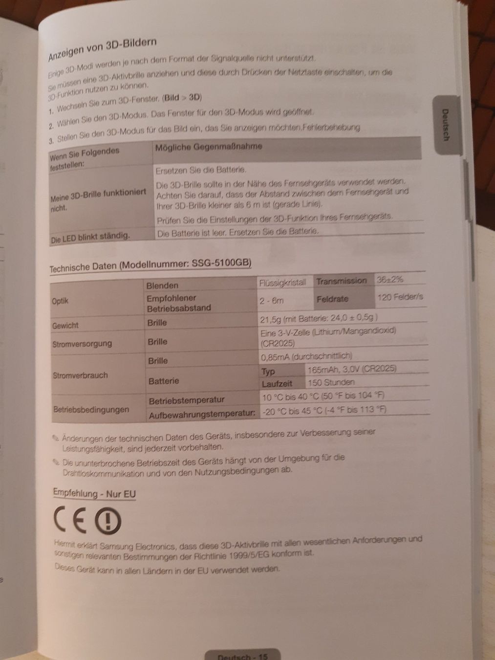 Lunettes & Verres: Samsung 3D Brille 2er Pack – Neuf avec emballage d'origine à Domat-Ems par nugipuff 6