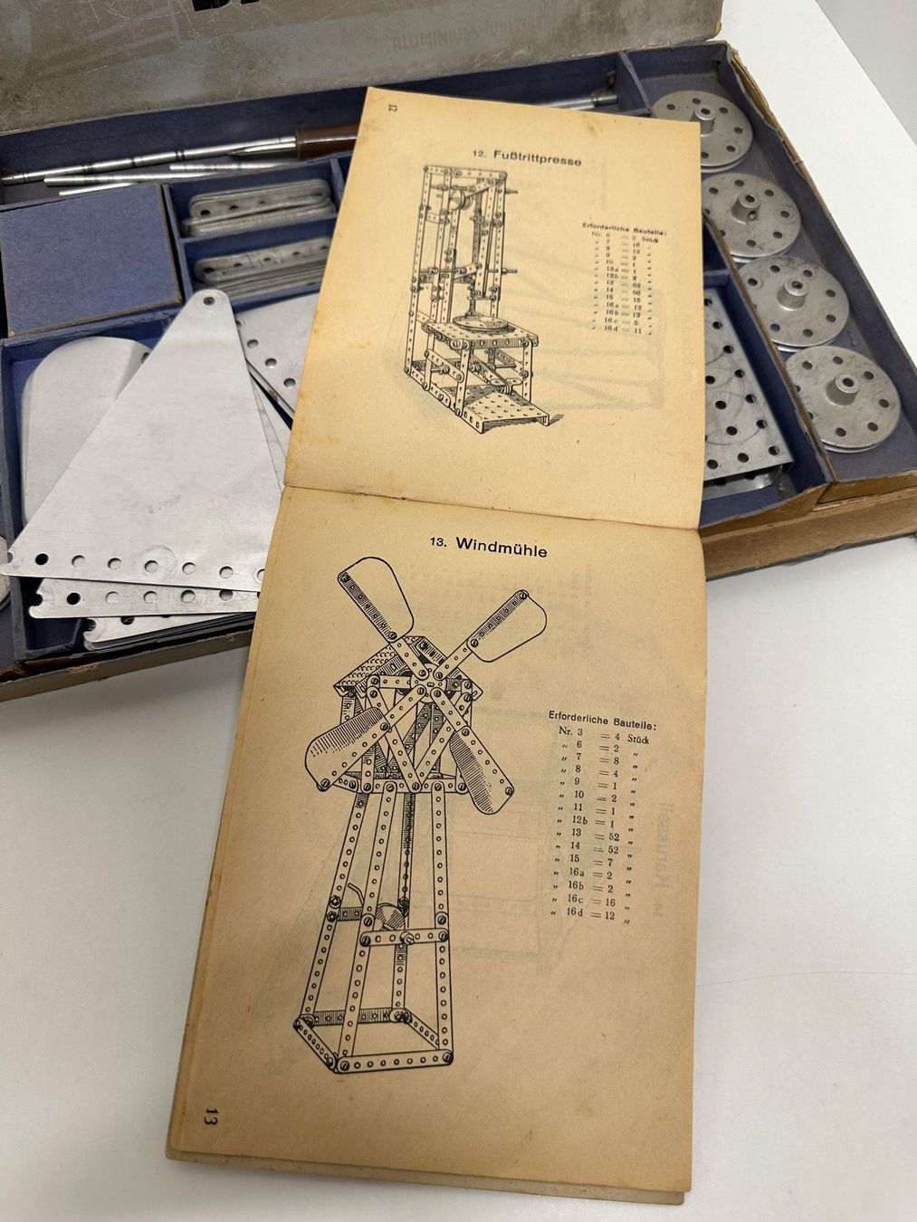 Kit di costruzioni: A.W.S. Metalbaukasten Antik, Bespielt – Usato da Chur venduto da Michalis 5