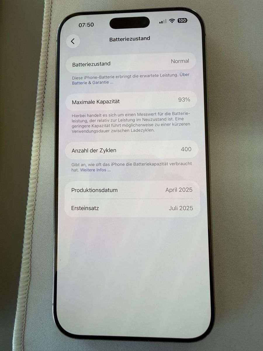 Apple Telefoni cellulari / Smartphones: iPhone 16 pro max 256GB – Usato da Wohlen AG venduto da tiperio 7